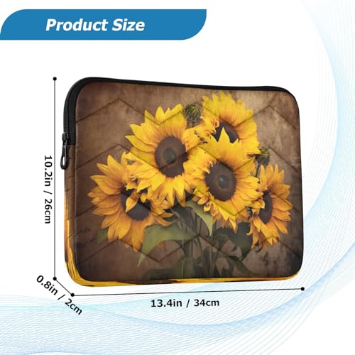 Funda vintage para laptop 13-14 pulgadas impermeable miniatura 3