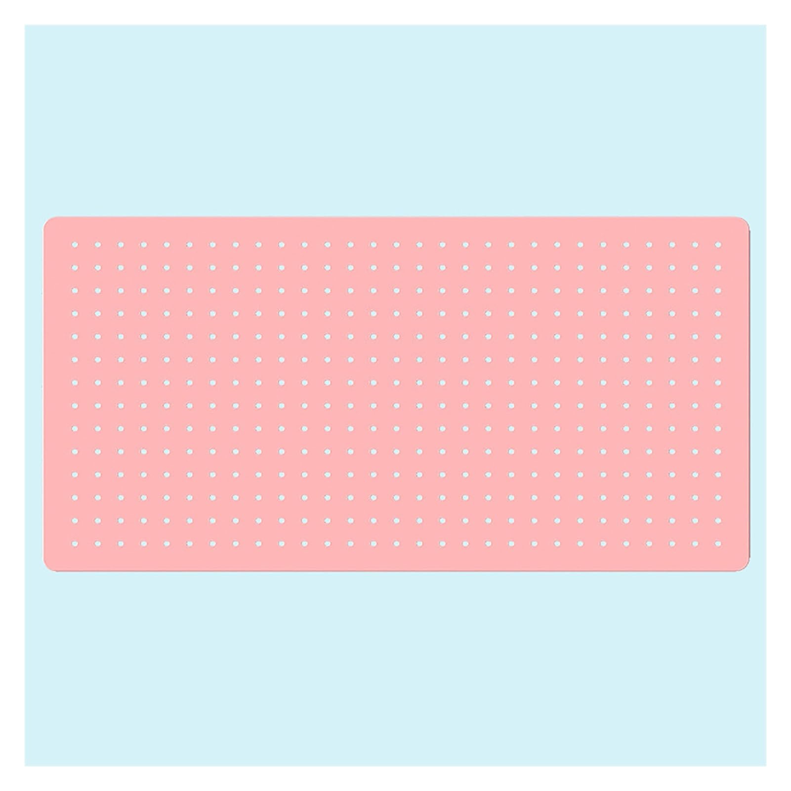 Tablero perforado para herramientas Paneles de pared de tablero perforado de metal, organizador multicolor, varios tamaños(Pink,40x40cm)
