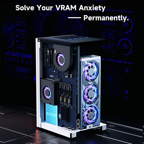 Image of Nimo AI NAS, Agentic Computer Mini PC and AI Server, AMD Ryzen 7 PRO 8845HS