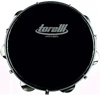 PANDEIRO INJETADO BLACK 10'' PRETO C/PELE PRETA