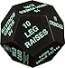 Exercise Dice - Fitness Workout Gear for Home Gym Equipment and Accessories, Personal Trainer Work Out Supplies for Adults