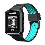 CANMORE TW353 Golf GPS Watch for Men and Women, High Contrast LCD Display, Free Update Over 41,000 Preloaded Courses Worldwide, Lightweight Essential Golf Accessory for Golfers,Turquoise/Black