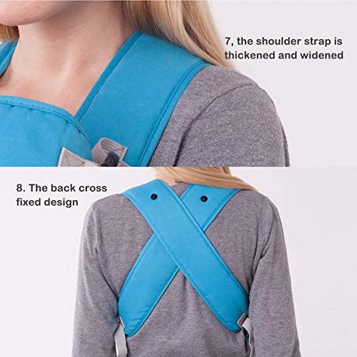 Baby Carrie, Ergonomische, Babydrager Geschikt voor Reizen, 3D Ademend mesh, Ademende - Image 6