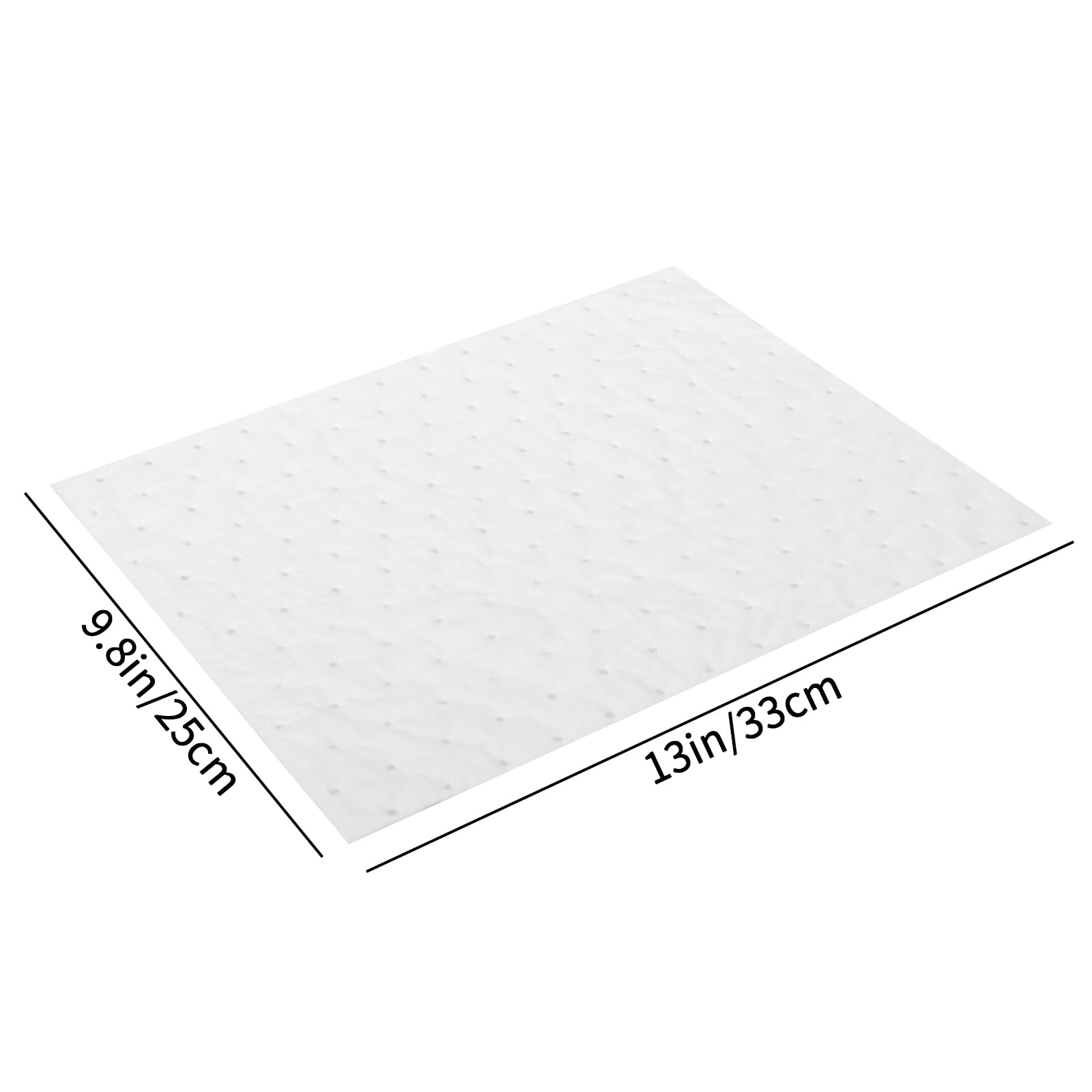 Ölsaugtücher,Universelle Ölauffangmatte 25 x 33 cm,Schnelle Ölbindematte Ölabsorbierende Pads,Ölabsorptionsblätter Saugmatte,Ölmatte Absorptionsmatte für Garage,Keller,Restaurant,Küche (100, 25 x 33)