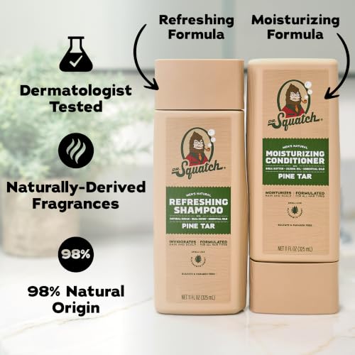 Dr. Squatch Men's Natural Shampoo and Conditioner Set (11 fl oz, 2-Pack) - image 4