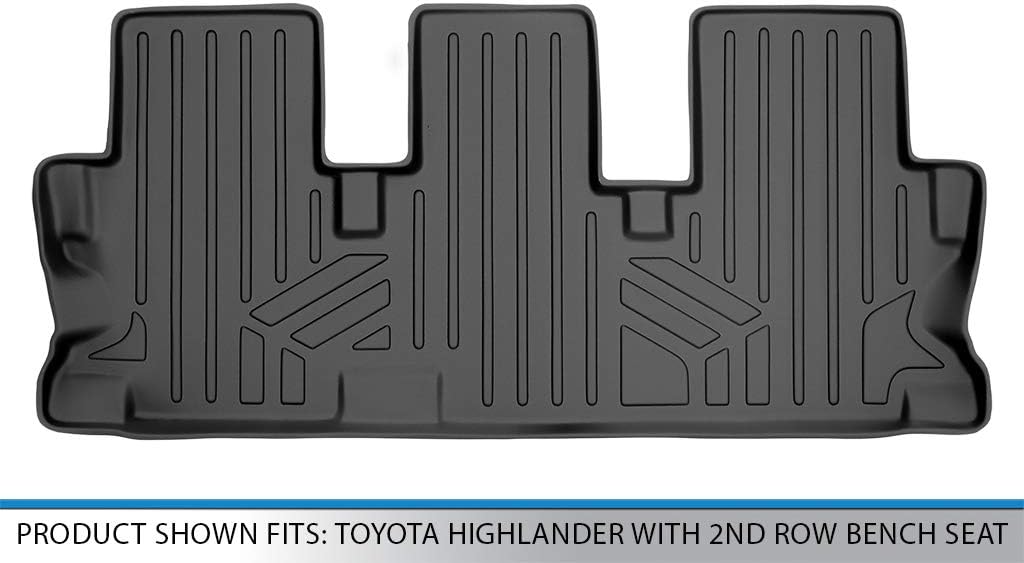 SMARTLINER Custom Fit Floor Mats 3rd Row Liner for 2014-2019 Toyota Highlander - Image 3