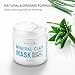 Aprilis Facial Cleansing Mask, Mineral White Clay Mask, Deep Pore Cleanser for Face and Body, Reduction in Dark Spots, Blackheads & Acne, Shrinking Pores & Lightening Skin, 8.8 oz