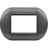 Bticino Livinglight lnb4803gf – ll-placa 3 m Graphit