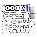 New EH934T1HBSI Graphite Head Gasket Set, Head Bolt Kit, & RTV Gasket Maker For 1989-97 Nissan KA24E 2.4L SOHC 12-Valve D21 Pickup 240SX