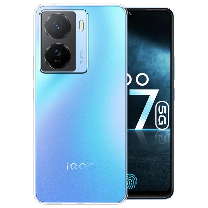Image of Case Creation New Vivo IQOO Z9 Premium Imported 0.3mm Crystal Clear Totu Silicone Transparent Flexible Soft Corner Protection with TPU Slim Back Case Color Cover for Vivo IQOO Z9
