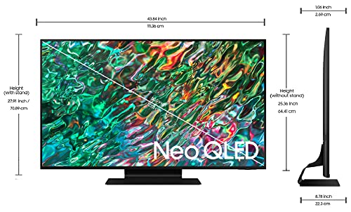 Image of Samsung 125 cm (50 inches) 4K Ultra HD Smart NEO QLED TV QA50QN90BAKLXL (Titan Black)