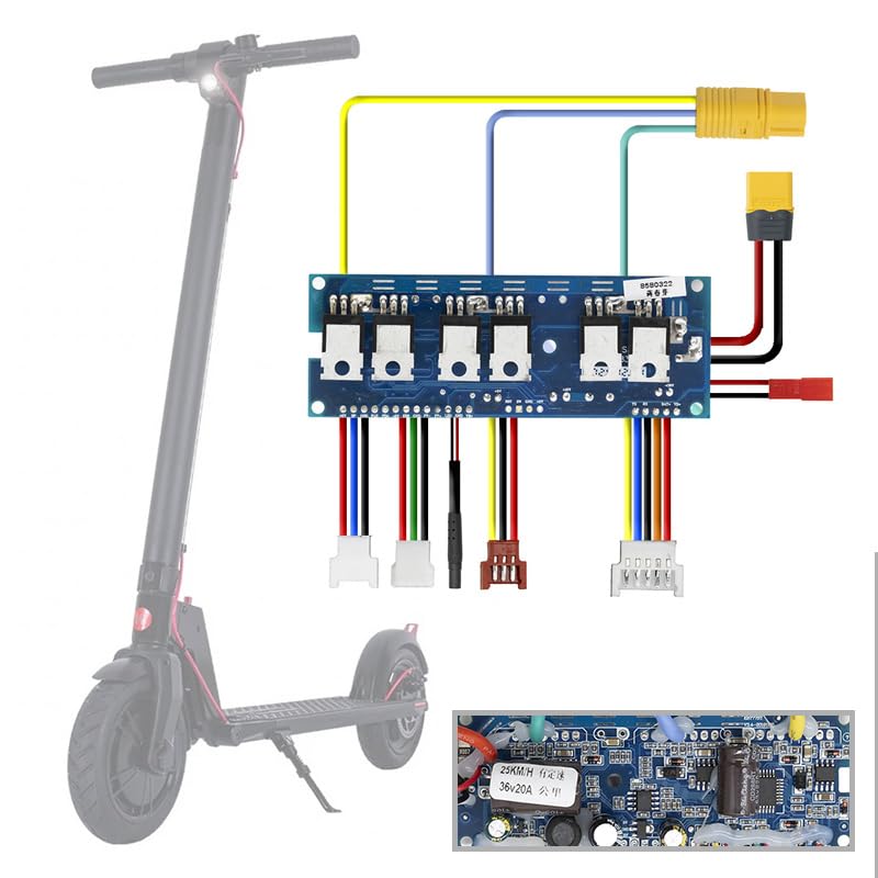 eWheel Contrôleur 36 V 20 A T855 pour trottinette électrique Accessoire résistant pour améliorer la sécurité, le confort et l'entretien de la trottinette électrique