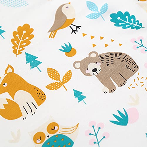 Mosebears Śpiwór zimowy dla niemowląt, 2,5 Tog, 100% bawełny, różne rozmiary od urodzenia do 18 miesięcy, całoroczny