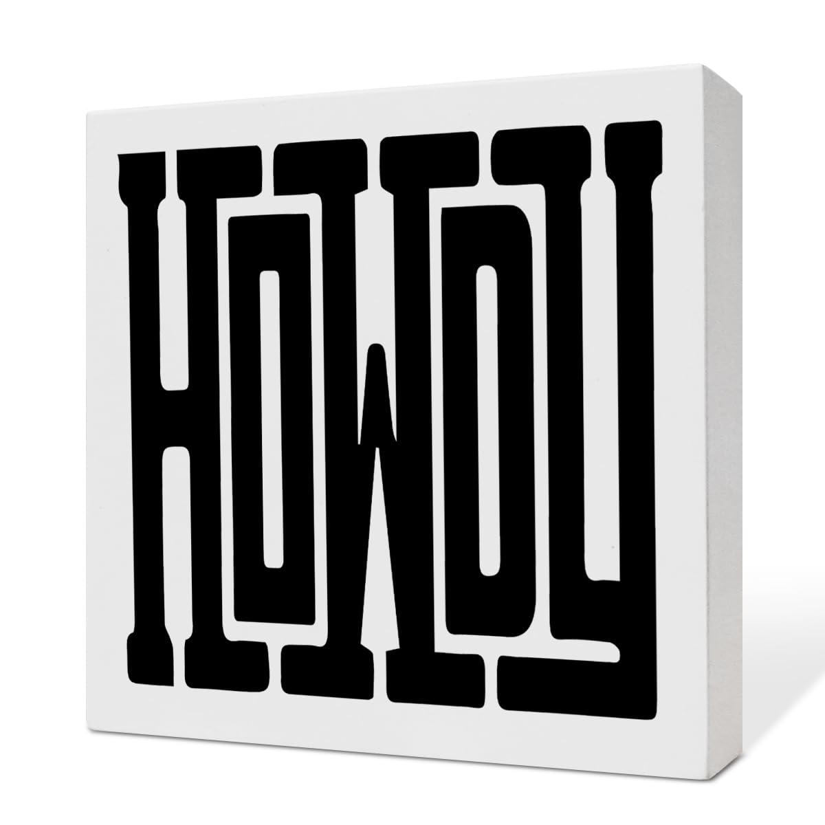 Western Desk Decor Wooden Box Sign, Southern Wild West Decoration for Home Bedroom Living Room, Southwestern Western Rodeo Nursery Decor for Baby Boys