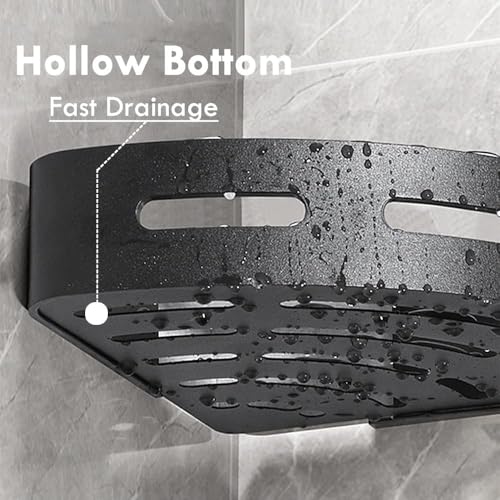 Image of Bathroom Corner Shelves Bathroom Organiser Corner Shelf for Bathroom Wall Self Adhesive Bathroom Shelf Bathroom Corner Stand Corner Rack for Organiser Without Drill(Pack of 1)