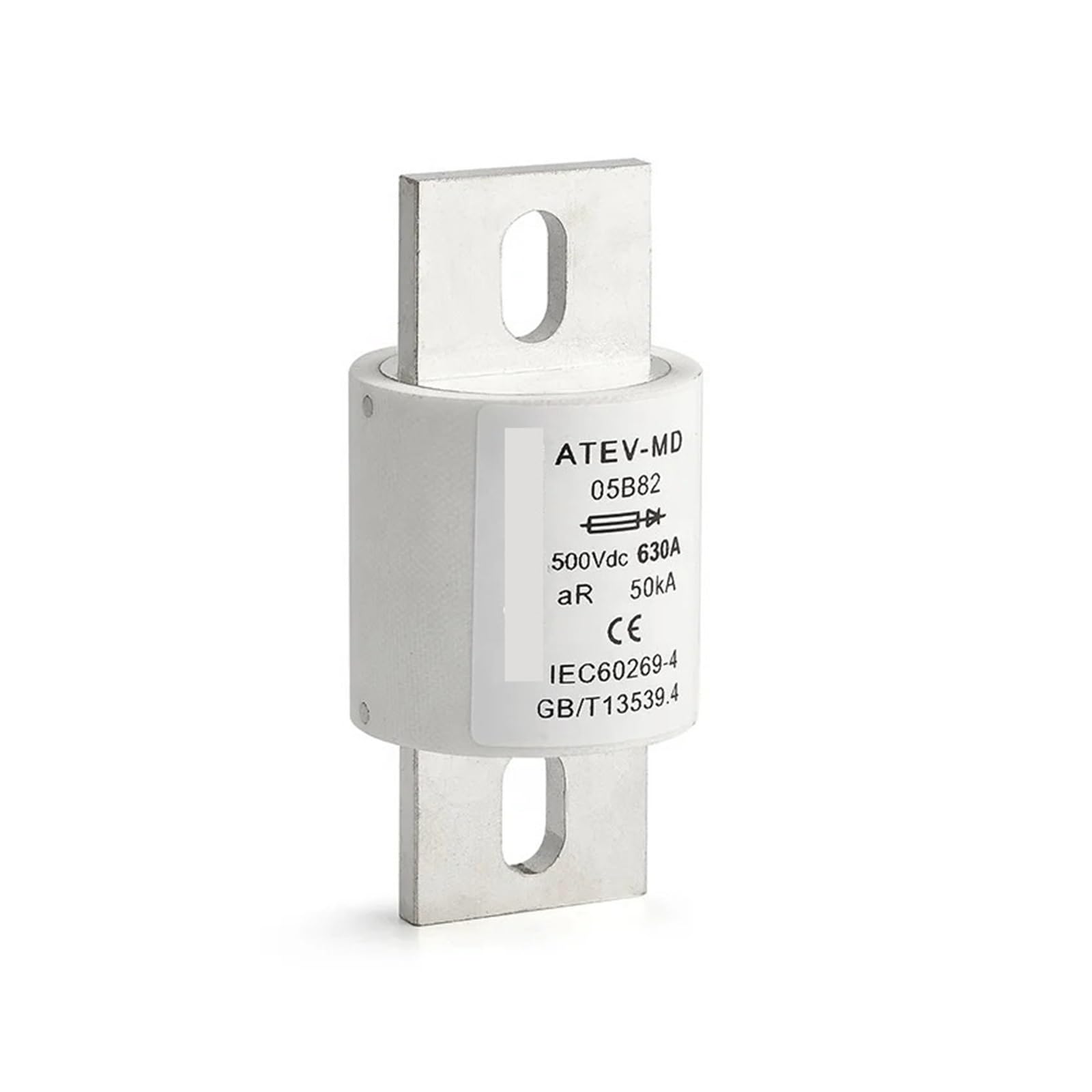 Fusible 250A 500V à haute capacité de coupure pour armoire de distribution