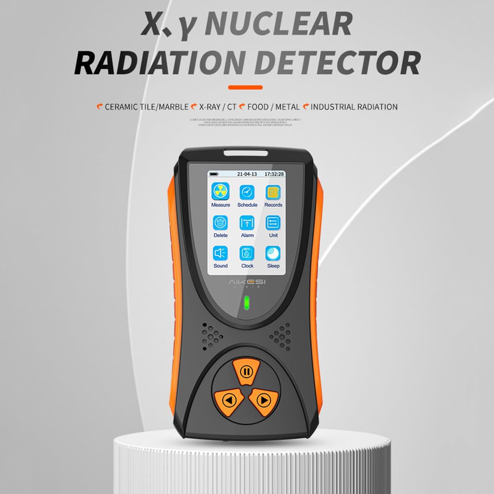 NOGRAX Detector de radiación Nuclear Contador Geiger, Monitor Profesional de Rayos X Beta Gamma, Dosímetro de radiación Personal con Pantalla LCD, Probador de radiación Nuclear en Tiempo Real