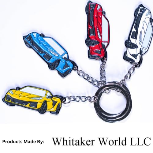 Image of Metal Keychain - Corvette C8 Accessory Gift