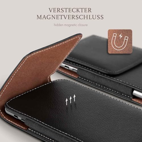 Coque compatible avec Google Pixel 3 moex en cuir haut de gamme - 5