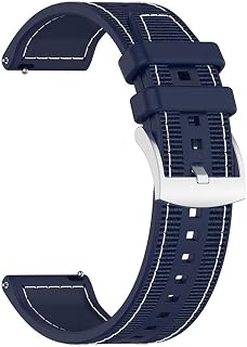 AONES Watch Strap Nylon Silicone Belt 20mm Compatible for Fire-Boltt Epic Plus 1.83 Inch Smartwatch Band Price In India