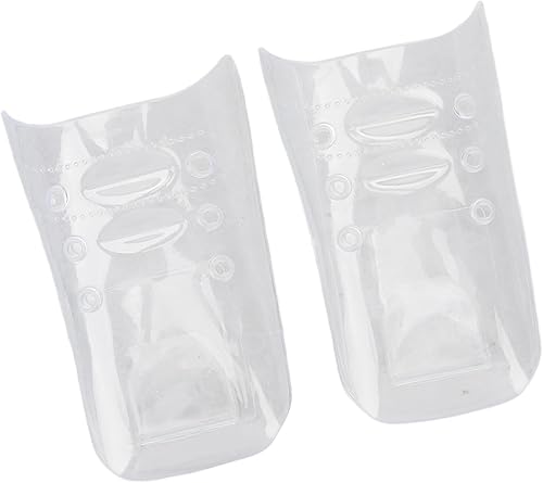 Estink Funda para zapatos de peluquería, 1 par de silicona de alta transparencia para estilista, reutilizable, sin olor, para corte de pelo, para