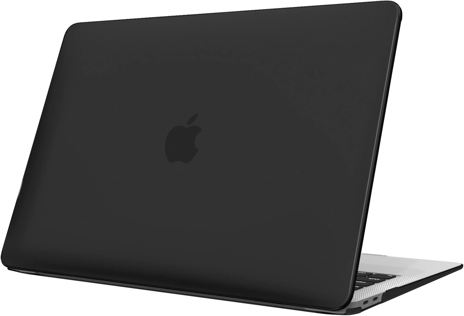 Case Compatible with MacBook Air 13.3 inch (2020/2019/2018 Not for 2024) Model A2337(M1)/A2179/A1932, Protective Snap-On Hard Shell Cover Fit 13.3" Retina Display Touch ID, Black