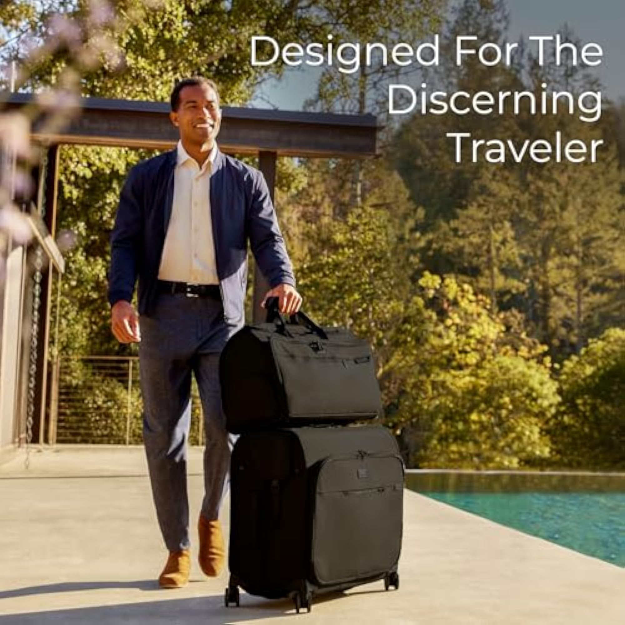 Black Carry-On Spinner Bag, Essential for Travel