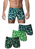 ✅Maschinenwäsche bei 30° Garcia Pescara ® Men Herren Unterhosen 6er Pack Boxershorts Baumwolle Männer Retroshorts Tarnfarben Camouflage Hanf Cannabis Blätter XXL