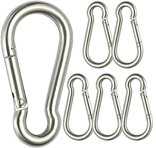Amazon.co.jp: JOLIRSBOX カラビナ ステンレス スプリングフック