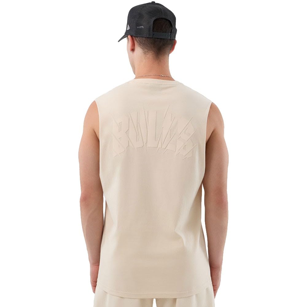 New Era NBA Core Plus Tank top Chicago Bulls beżowy