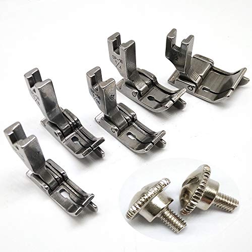 Juego de 5 Pies Prensatelas SP-18R para Máquina de Coser Industrial miniatura 1