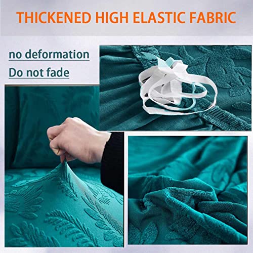 Housse de canapé en forme de L extensible et durable pour protéger un grand divan d'angle - 4