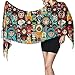 Écharpe d'hiver tendance en cachemire pour femme Motif poupées russes
