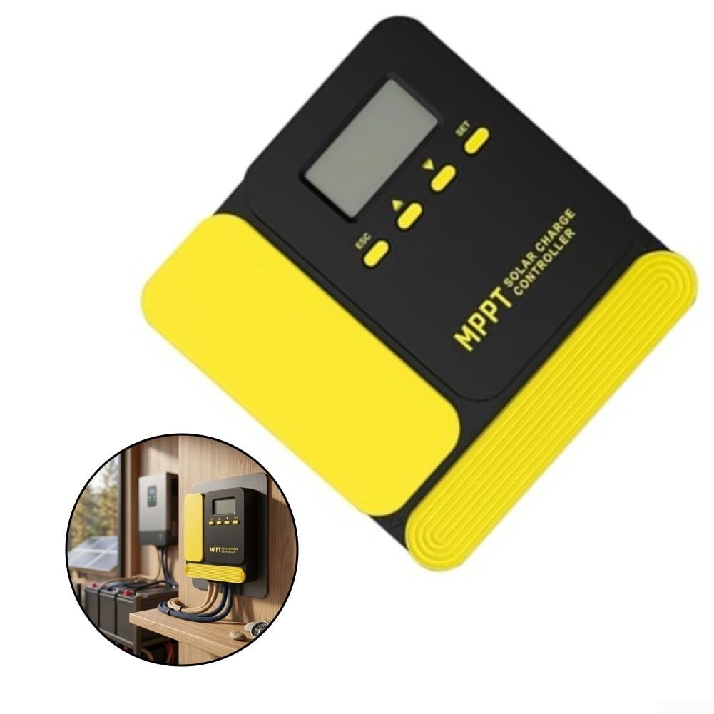 per il regolatore solare PWM 20A Rilevamento automatico di tensione per pwm Solar (20A) | MPPT tracking, 20A corrente massima, auto 12V/24V rileva, LCD dati in tempo reale, sicurezza di sovraccarico