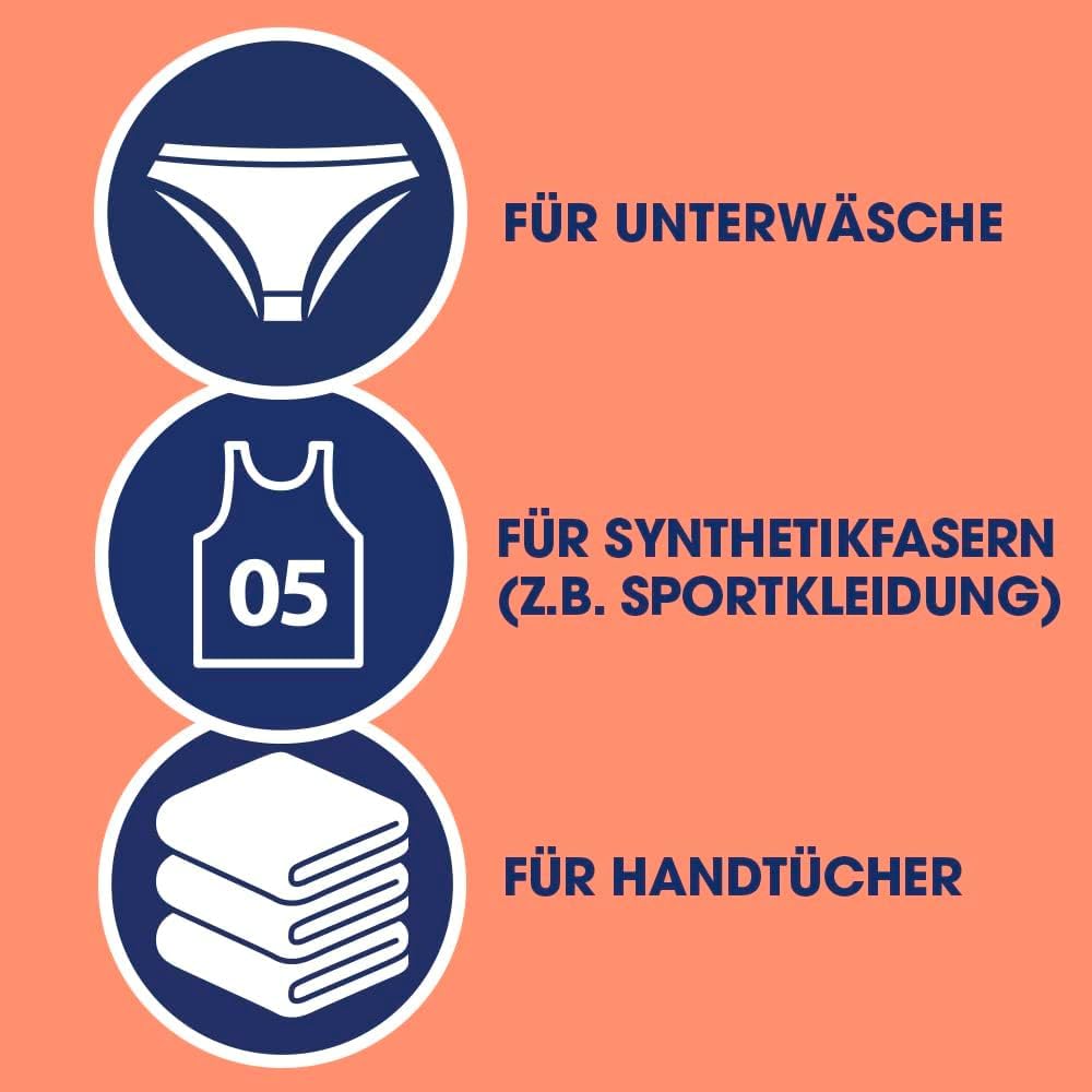 Sagrotan Wäsche-Hygienespüler Frisch, Waschmittel-Zusatz - 1,5 L & Sagrotan Wäsche-Hygienespüler Himmelsfrische Nachfüller 5 x 1,2l