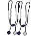 Produktbild Deloito Retro Magnetische Vorhang Schnalle Raffhalter Gardinen Clips Halter Schnallen Geflochten Rücken Binden Quaste Seil 1 Paar / 2Stk (Dunkelblau,S)