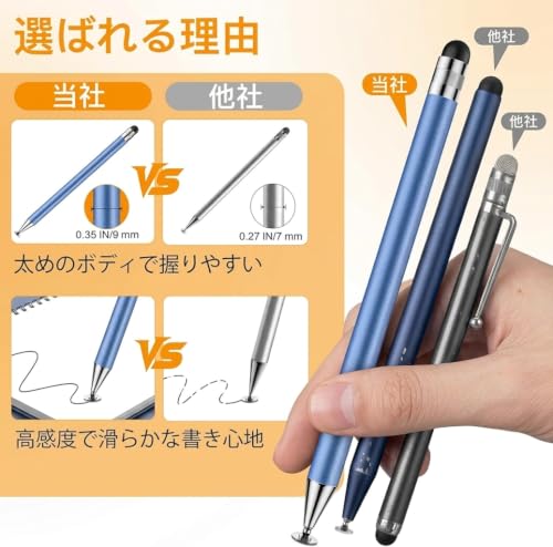 Image of Digiroot Stylus Pen, Stylus Pen, Smartphone, Set of 5, 2-in-1