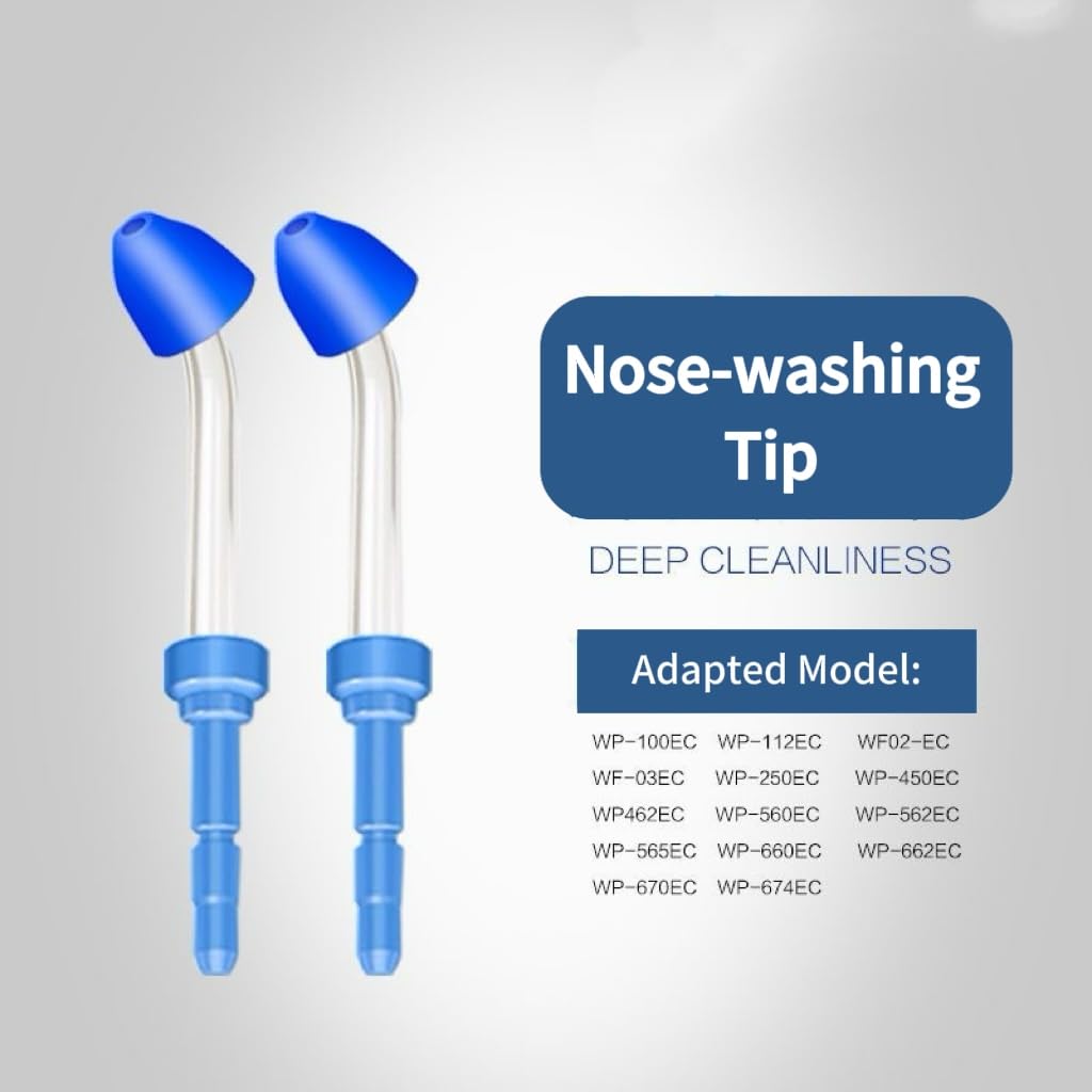 Compatibile Con Le Punte For Filo Interdentale Waterpulse V300-V700 Piezas del regador oral | Ugelli di ricambio, for V300/400/500/600/700, punte for irrigatore orale, drop-in.(4pcs STANDARD)