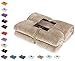 Produktbild DecoKing 32145 Kuscheldecke 170x210 cm Cappuccino Decke Microfaser Wohndecke Tagesdecke Fleece weich sanft kuschelig skandinavischer Stil beige Henry