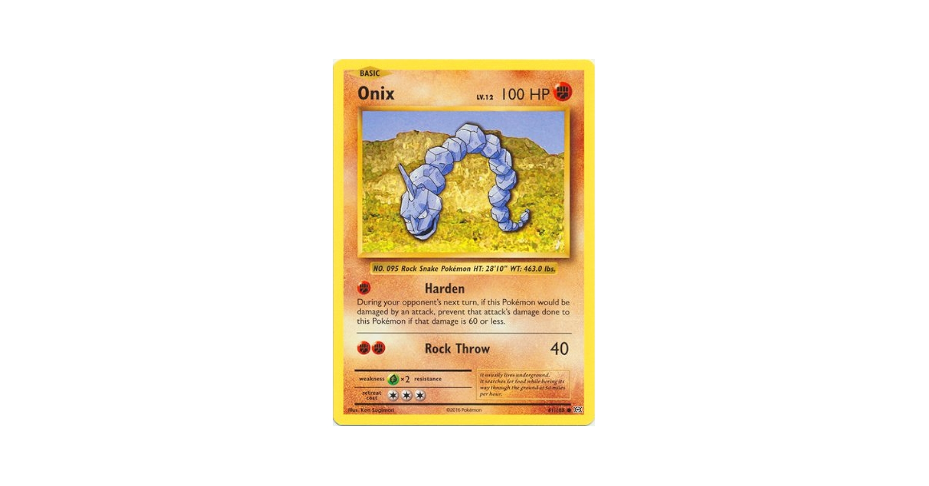 Amazon.co.jp: Pokemon – Onix ( 61 / 108 ) – XY Evolutions