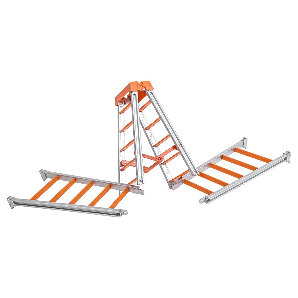 Large 10 Inch Breakable Orange Ladder for Wrestling Action Figures