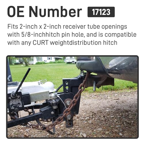 Image of 17123 Replacement Weight Distribution Hitch Shank | 2-Inch Receiver 7-Inch Drop, 10-1 /2-Inch Rise