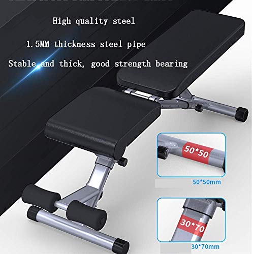Weights Bench Weights Bench Fitness Crunches Abdominal Board Exercise Bench Multi-Functional Foldable Dumbbell Bench - Afbeelding 6