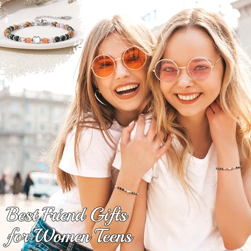 Image of Best Friend Bracelet Gifts for Women Sister Bestie, Christmas Gift for Teens Mom Daughter Granddaughter Birthday Gift for Her Stocking Stuffers