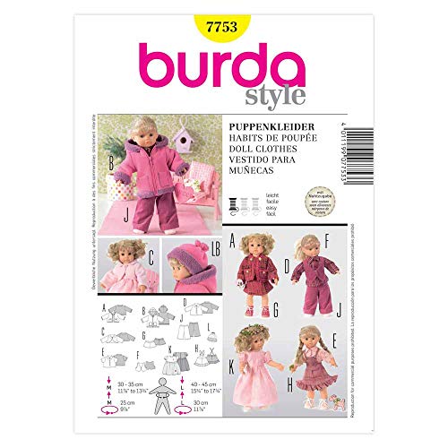Preisvergleich Produktbild Burda Schnittmuster 7753 Puppenkleid