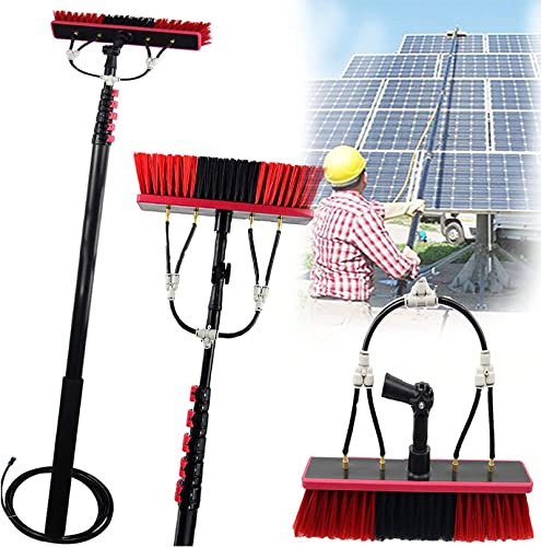Brosse télescopique alimentée en eau de 10.8M avec manche extensible rigide - 2
