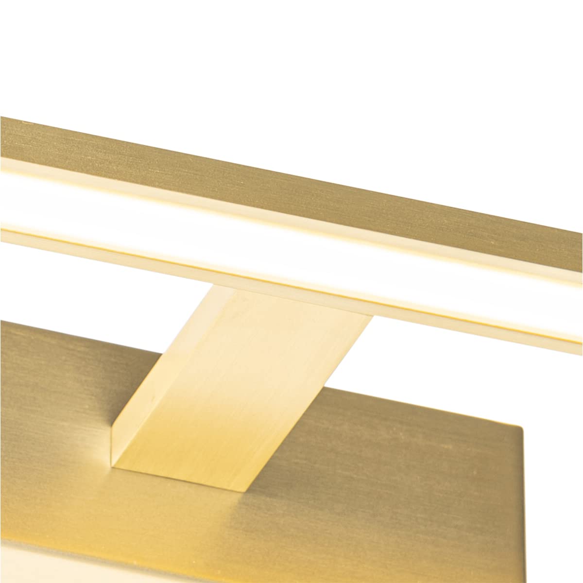 LED Applique murale 1 lumière L 41.5 cm Doré Laiton Design éclairage intérieur