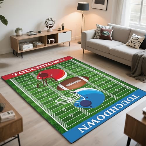 Tapete de fútbol antideslizante 5x7 pies miniatura 3