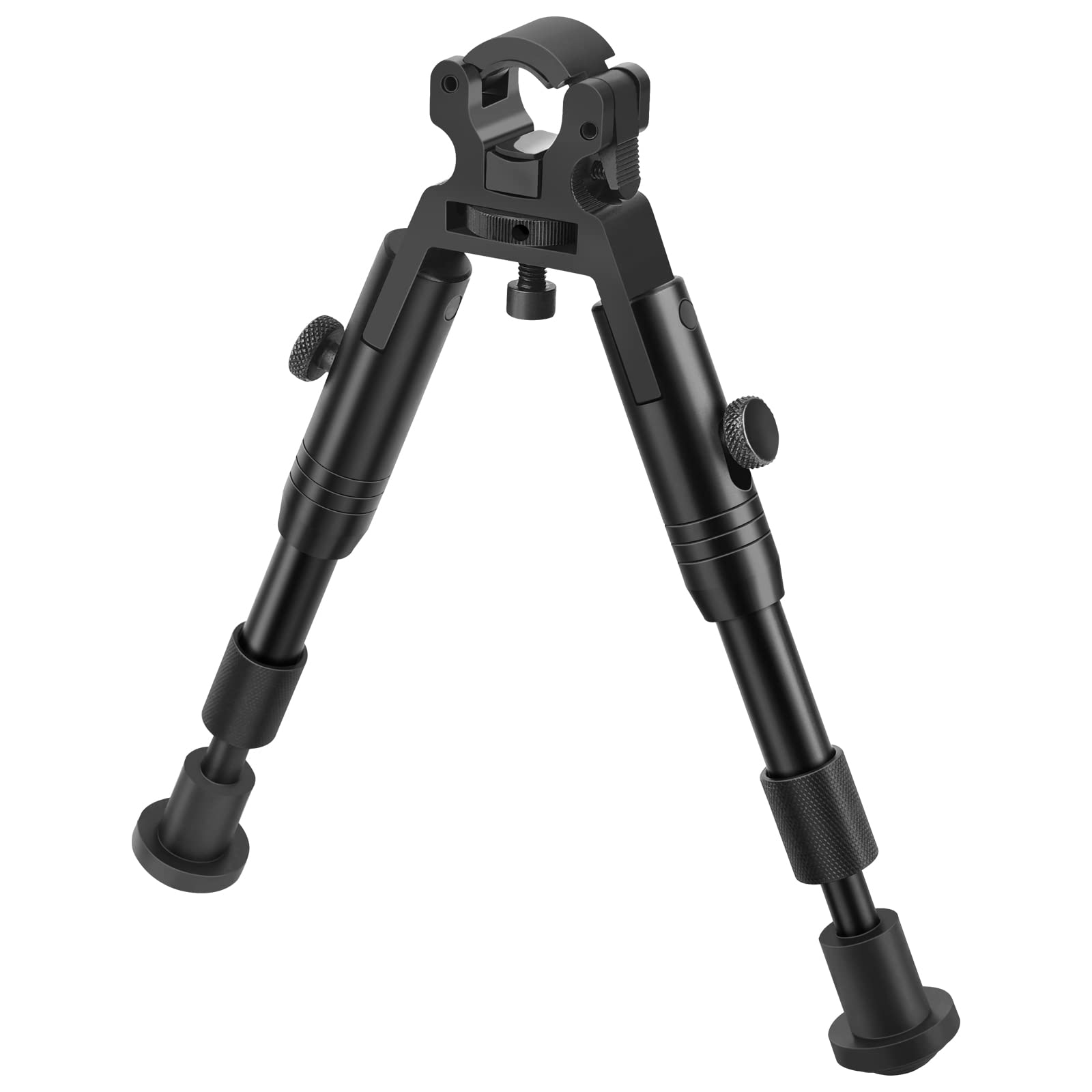 MidTenClamp-on Bipod, Height from 6-7 Inches / 8-10 Inches Barrel Bipod, Quick Release Design Barrel Size: 0.43 to 0.75 Inches