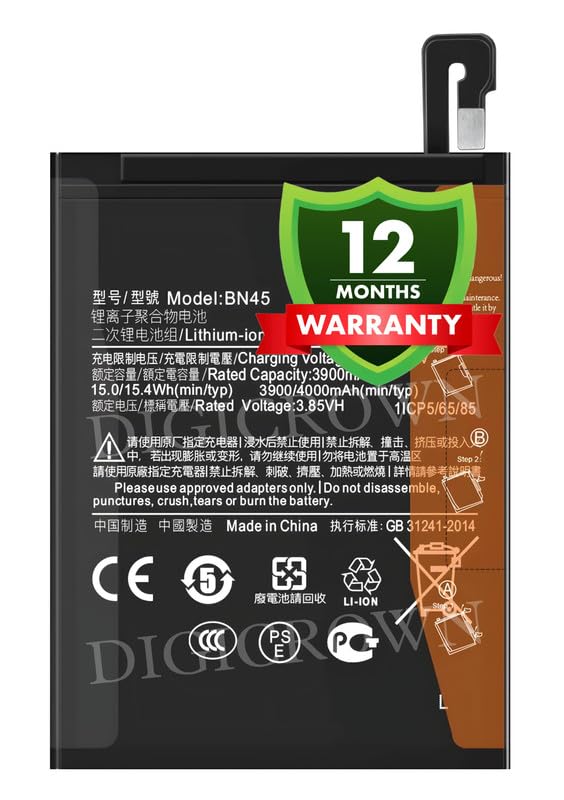Image of Original BN45 Battery Compatible for Xiaomi Redmi Note 5 Pro - (4000mAh) - 1 Year Warranty DF7